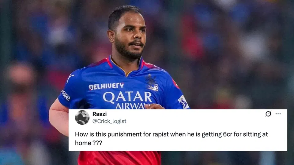 दुष्कर्म के आरोपी यश दयाल का IPL अनुबंध बरकरार रहने पर फ़ैंस ने RCB की जमकर आलोचना की